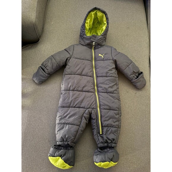 Puma Snowsuit Puffer Jacket 12M Preowned - Picture 1 of 4
